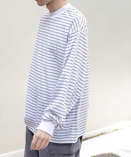アパルトモン購入 レミレリーフ 22AW ボーダーロングスリーブTシャツ 1200024F1115_m1_a029.jpg